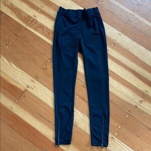 Rag & Bone Black‎ Leggings With Zipper Ankle Size Small